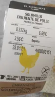 Solomillo crujiente de pollo