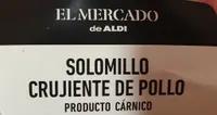 Solomillo crujiente de pollo