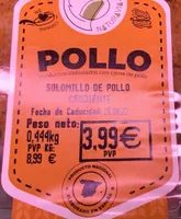 Solomillo de polllo crujiente