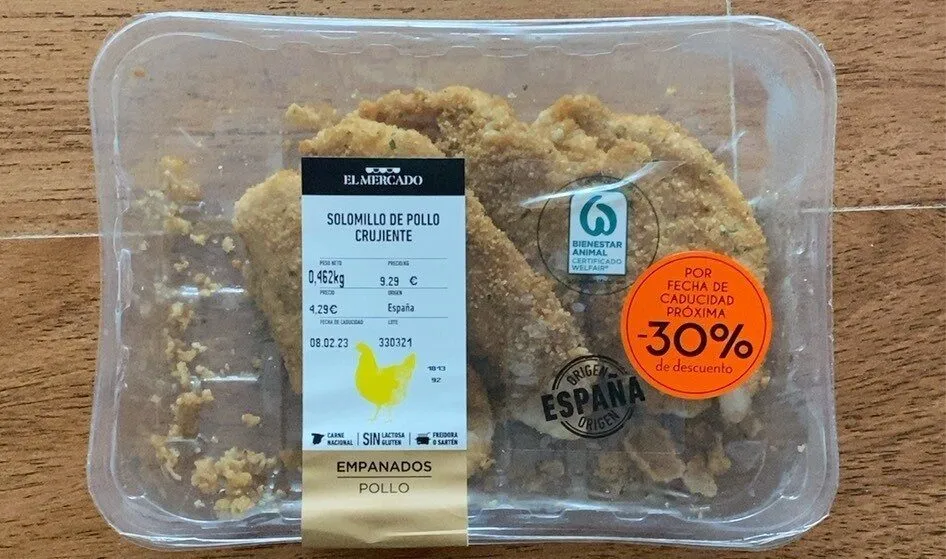 Solomillo de pollo crujiente