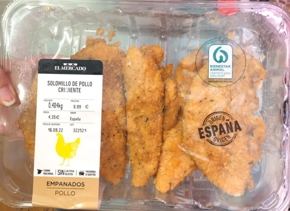 Solomillo de pollo crujiente