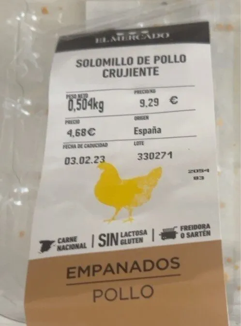 Solomillo De Pollo Crujiente