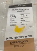 Solomillo De Pollo Crujiente