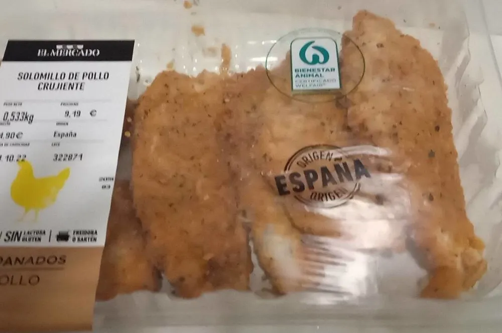 Solomillo de pollo crujiente