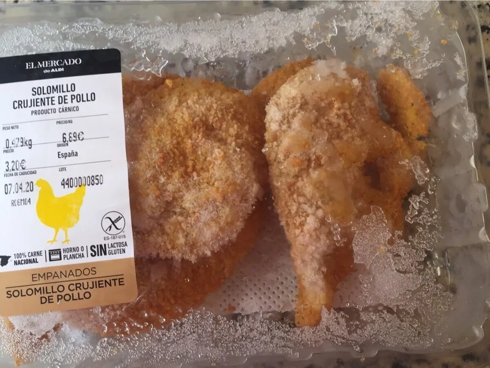 Solomillo crujiente de pollo