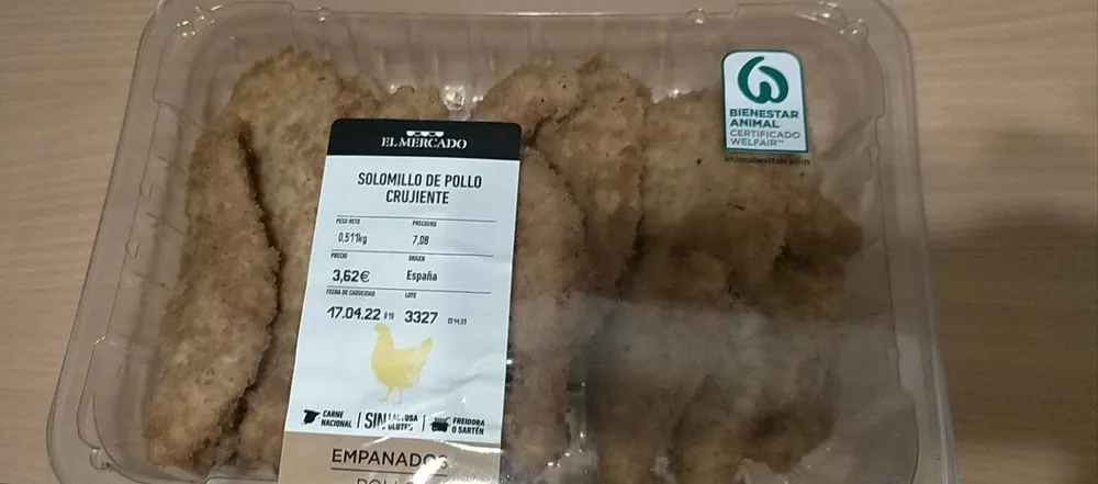 Solomillo de pollo crujiente