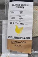 Pollo empanado