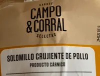 Solomillo crujiente de pollo