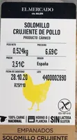Solomillo crujiente de pollo