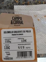 Solomillo crujiente de pollo