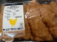 Solomillo crujiente de pollo