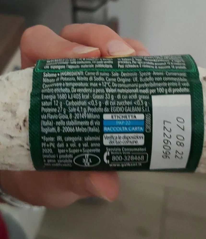 Galbanetto salame