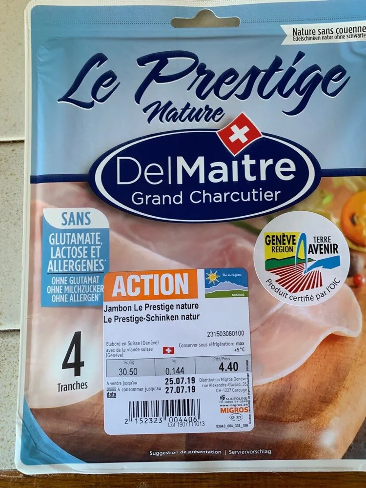 Le Prestige nature Jambon