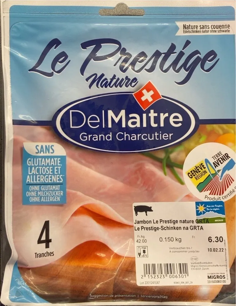 Le prestige del maitre jambon