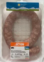Saucisse à rotir de porc de campagne