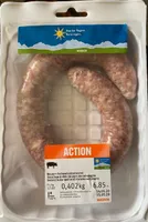 Saucisse â rôtir de porc de campagne