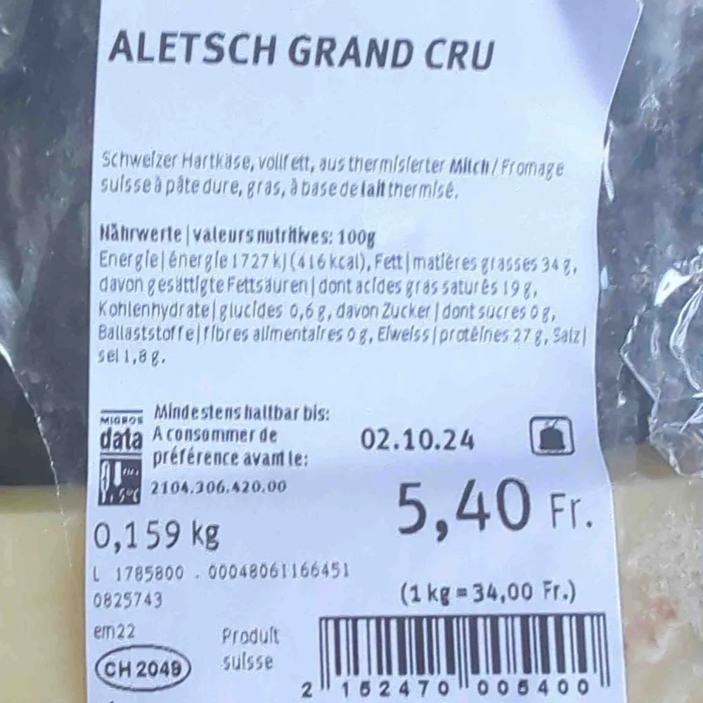 Aletsch grand cru