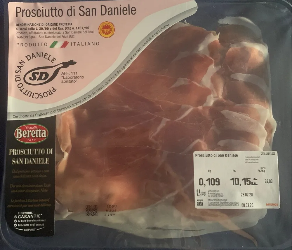 Prosciutto di San Daniele