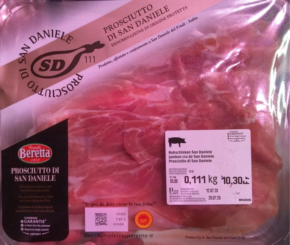 jambon cru de san daniele