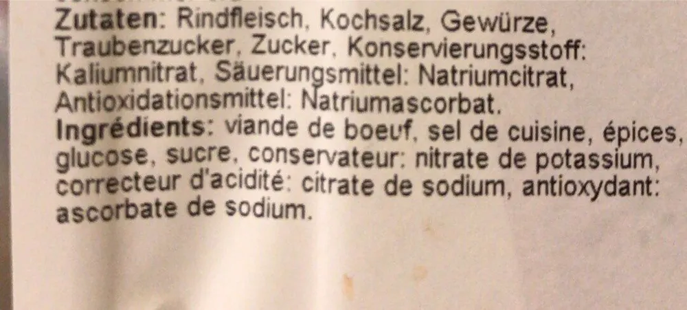 Viande séchée