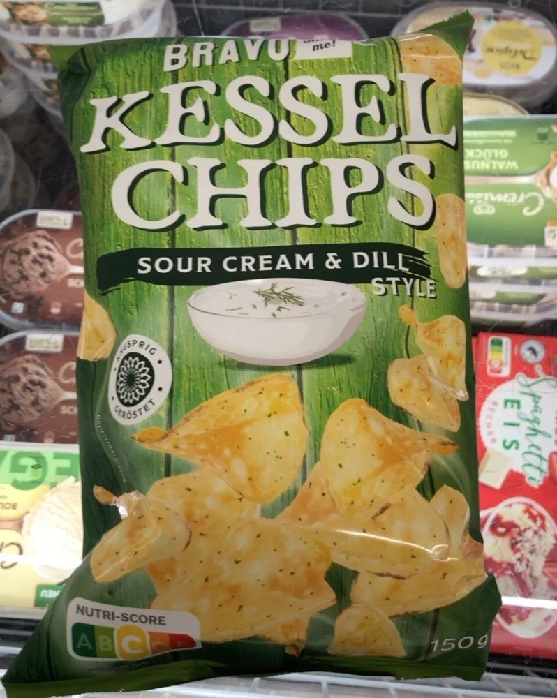 KESSEL CHIPS SOUR CREAM & DILL STYLE
