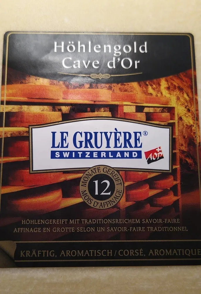 Le Gruyère Höhlengold Cave d'Or