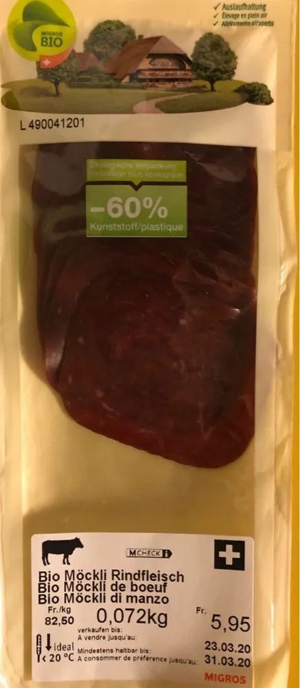 Bio mockli de boeuf