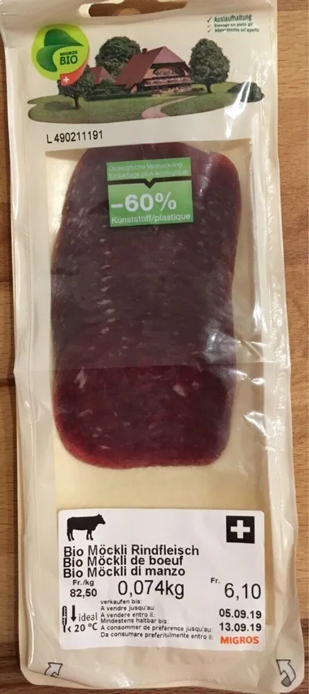 Bio Möckli de boeuf