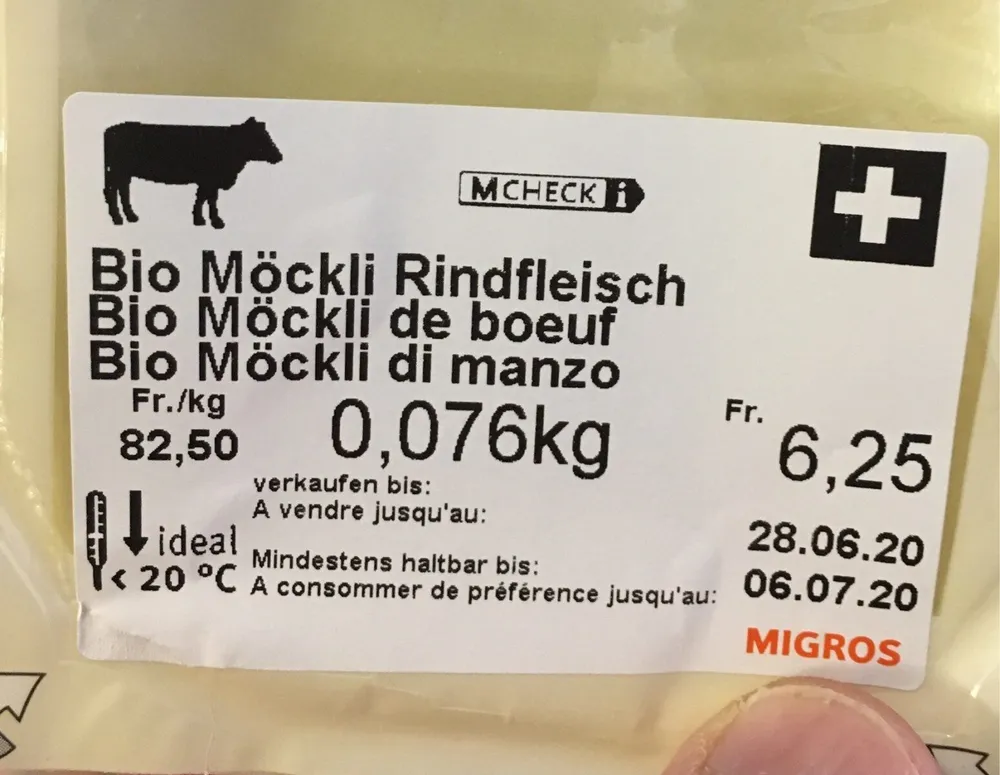 Boeuf seche