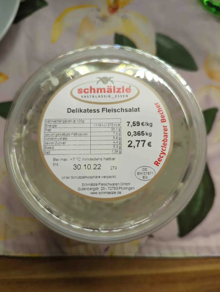Delikatess Fleischsalat