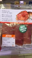 Jambon cru enrobé de cèpes