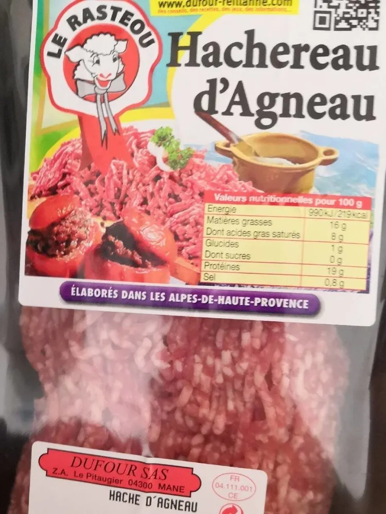 Hachereau d'agneau