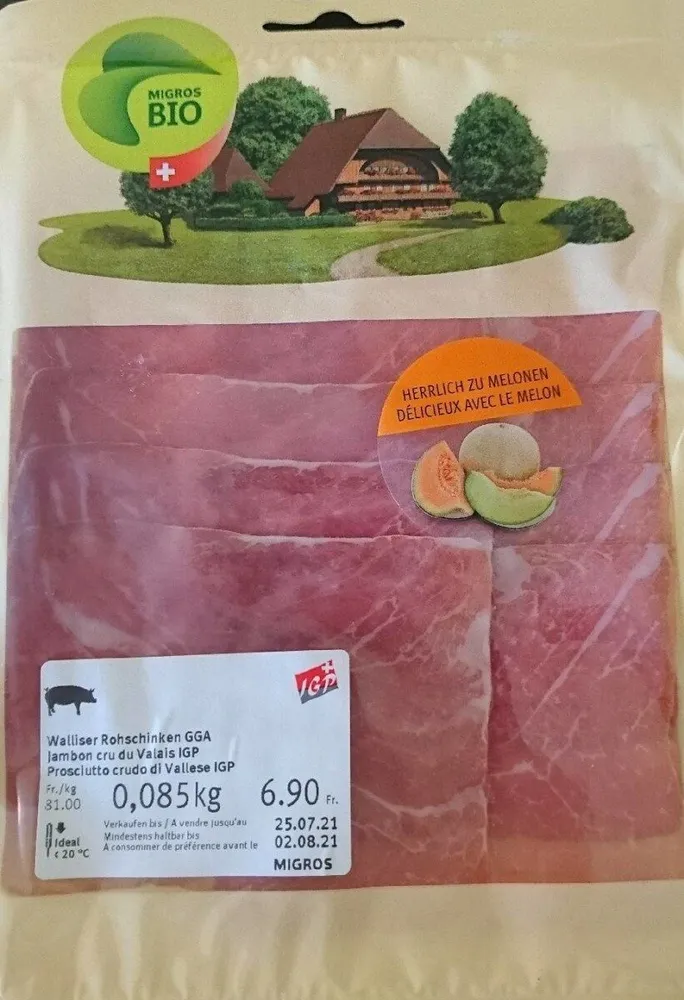 Jamon cru du Valais IGP