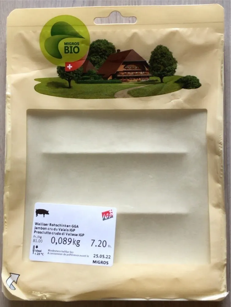 Jambon cru du Valais IGP