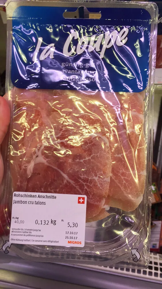 La Coupe Jambon cru talons