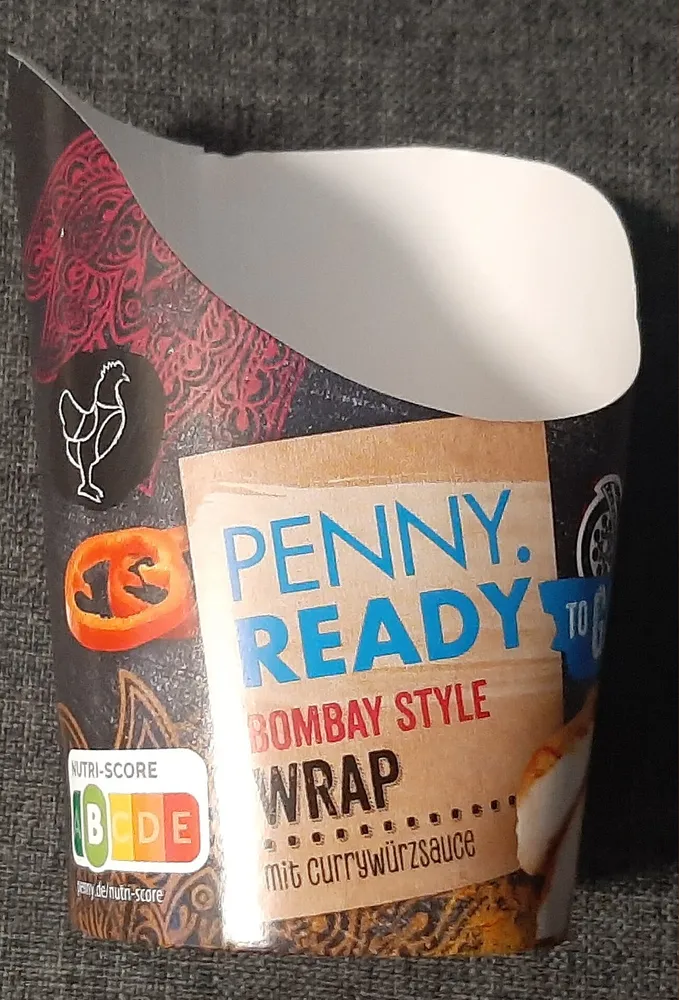Bombay Style Wrap mit Currywürzsoße
