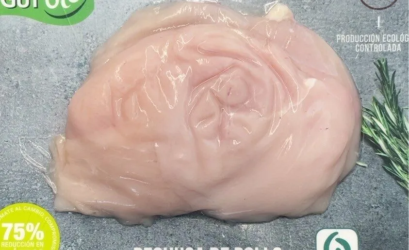 Pechuga de pollo fileteada ecológica