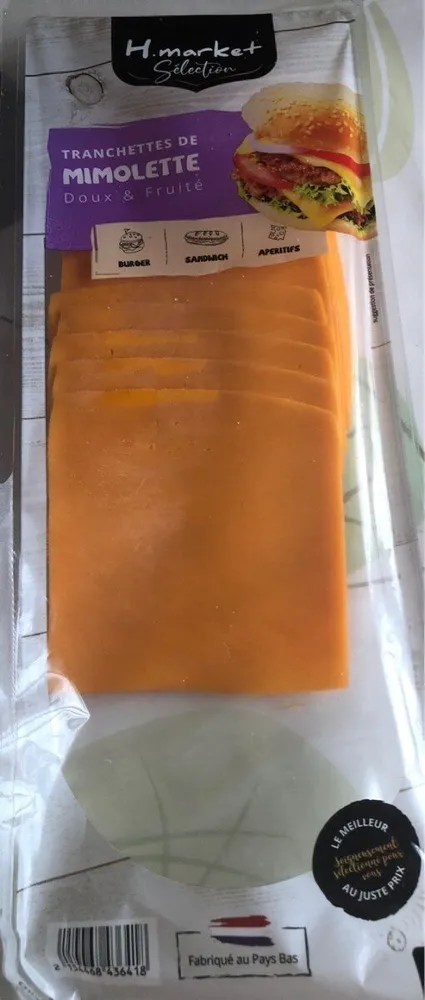 Tranchettes de mimolette doux et fruité