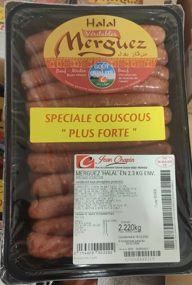 Merguez halal