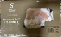 Muslo de pato en confit