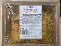 Hähnchen-Mango-Curry mit Kurkuma-Vollkorn-Reis