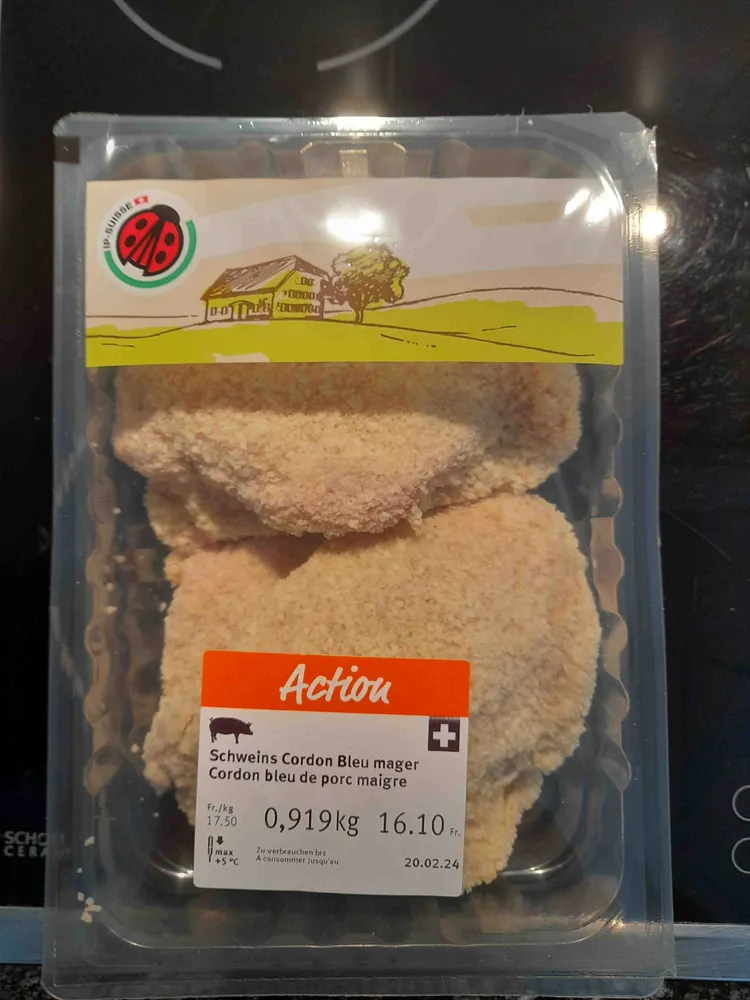 Schweins Cordon Bleu mager