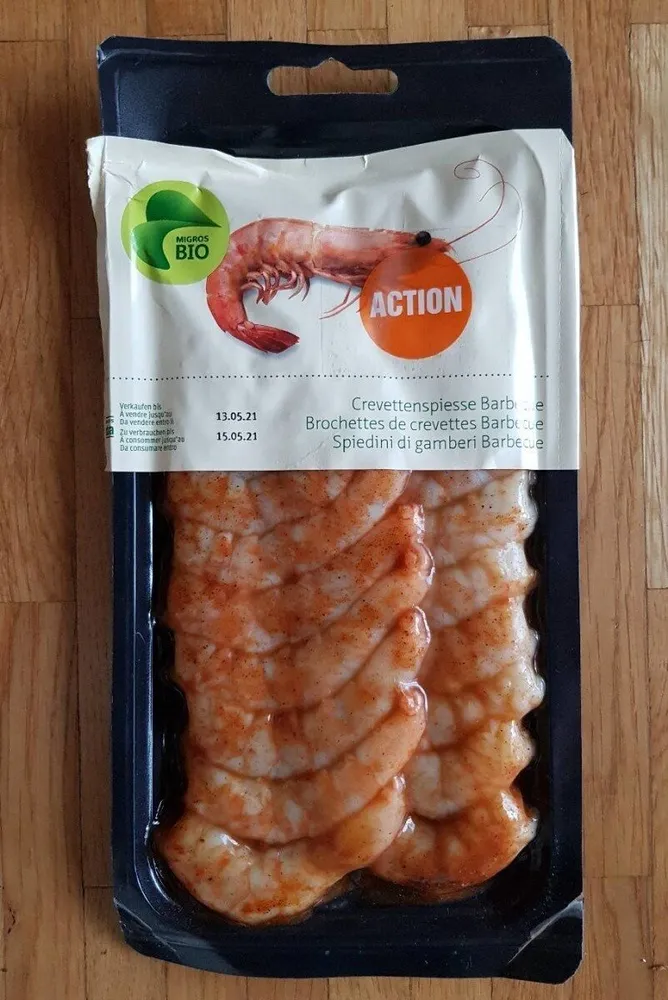 Brochette de crevettes Barbecue