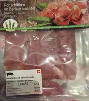 Jambon cru enrobé d'ail d'ours