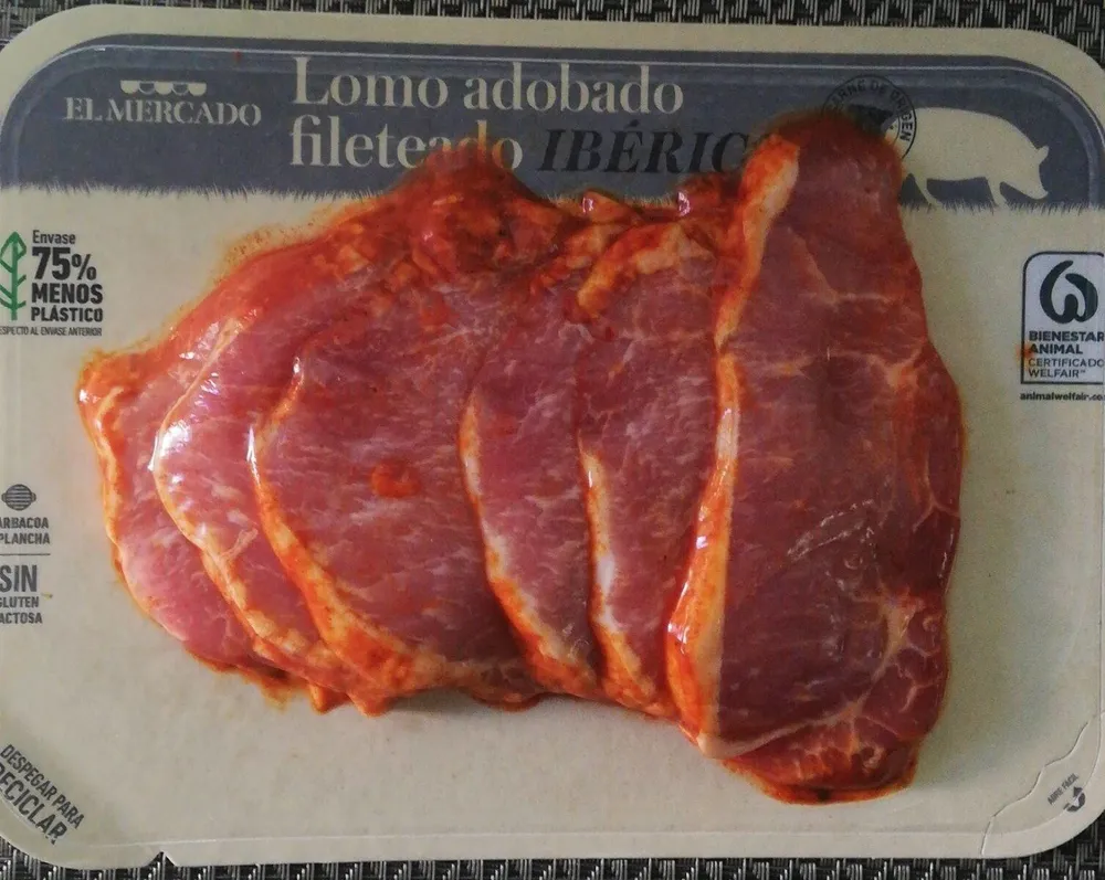 Lomo adobado fileteado ibérico