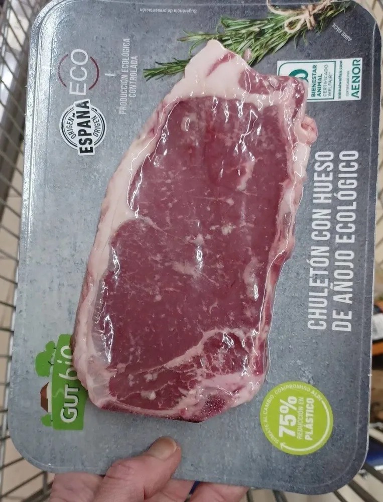 Chuletón con hueso añejo eco