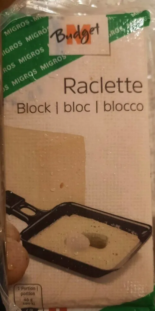 Raclette budget