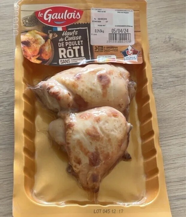 Hauts de cuisse de poulet rôti