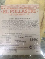 Llibret arresbosat de pollastre