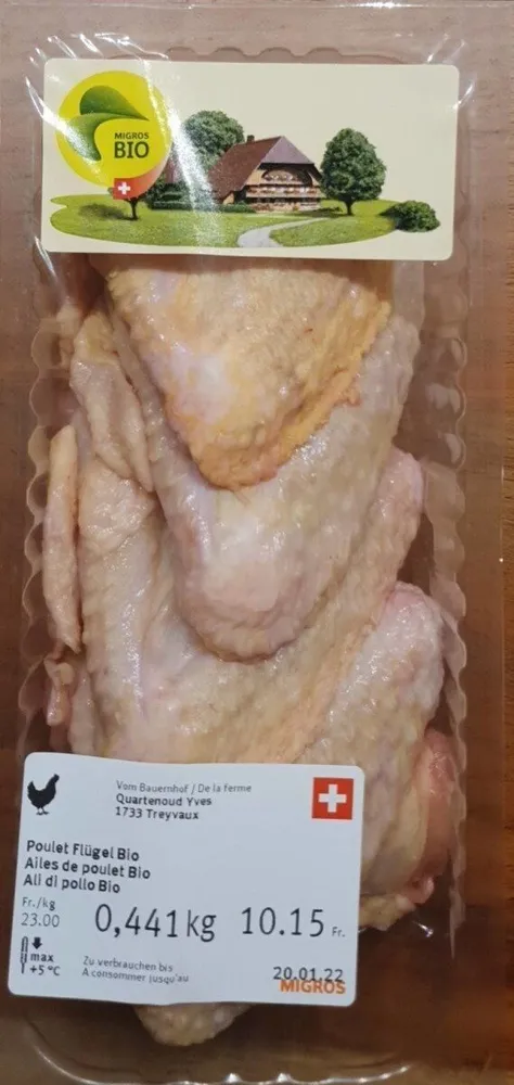 Poulet Flügel Bio